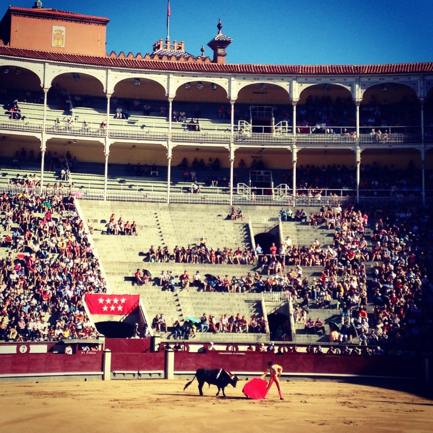 Bullfighting in Las Ventas bullring Madrid