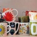 Collection of mugs