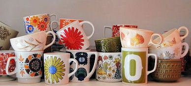 Collection of mugs