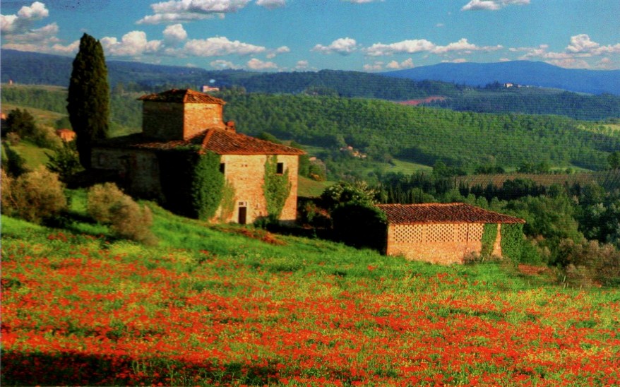 View over Tuscany