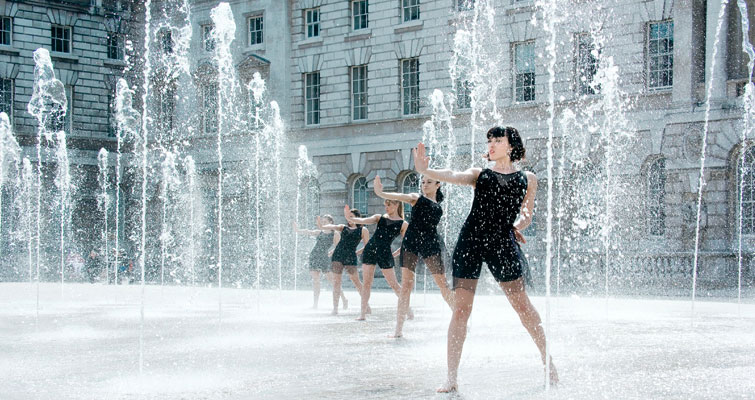 Somerset House fountains