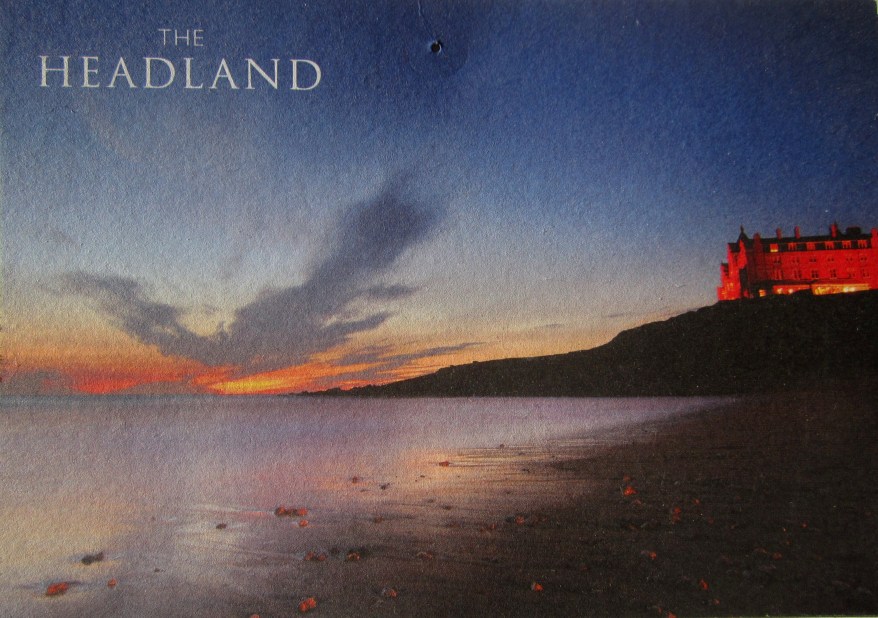 The Headland Hotel postcard