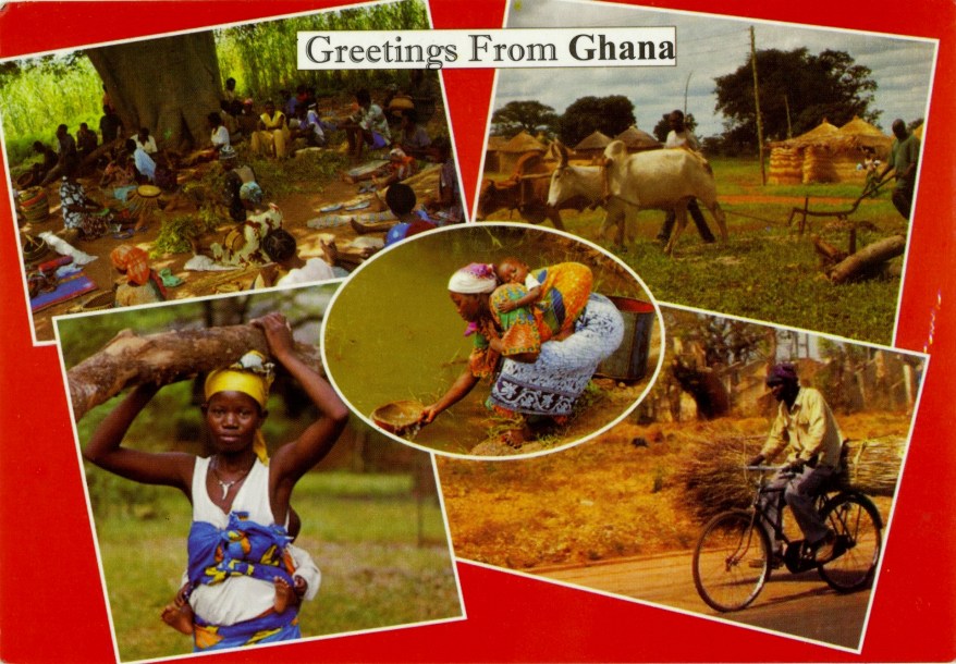 Greetings from Ghana postcard