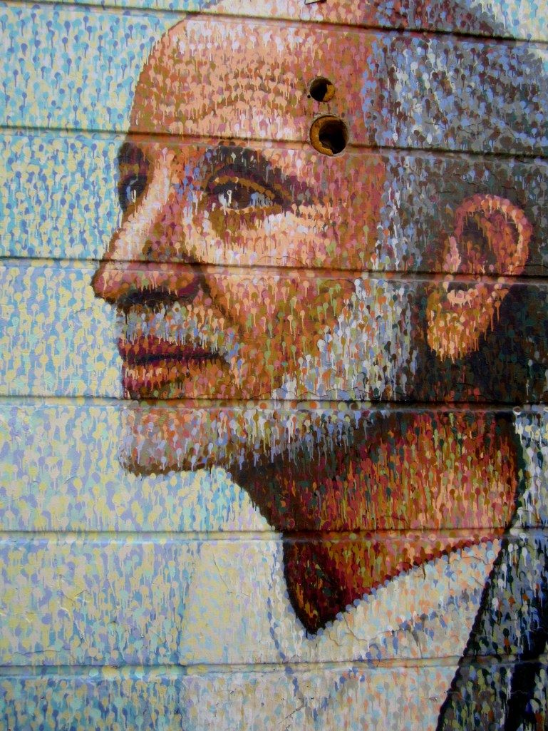 Stunning graffiti, and the effect is created by...