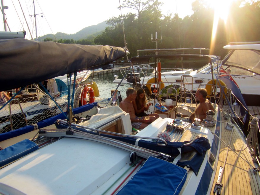 Drinks aboard Kurukulla