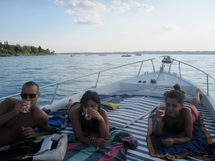 Italian friends at Lake Garda
