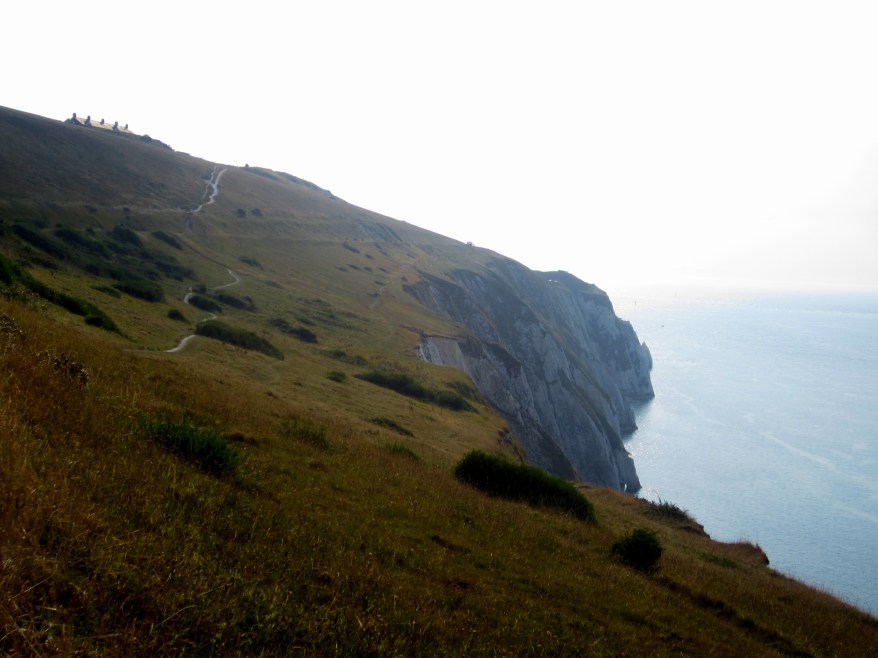 Walking towards the Needles