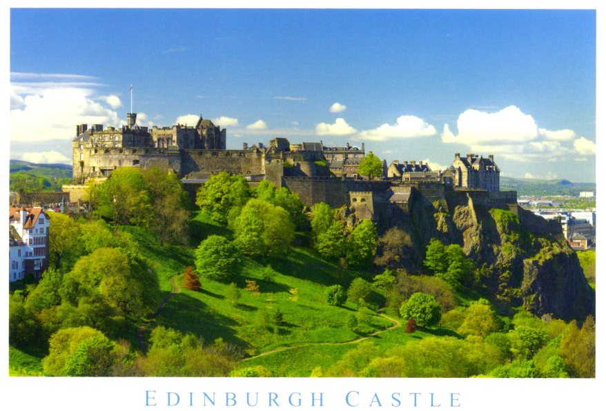 Edinburgh Castle postcard