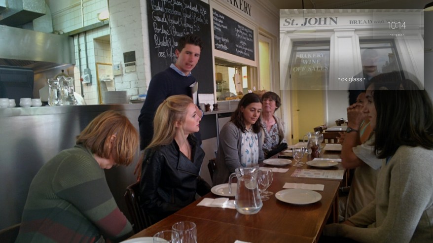 London through Google Glass 