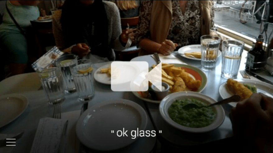 London through Google Glass screenshot