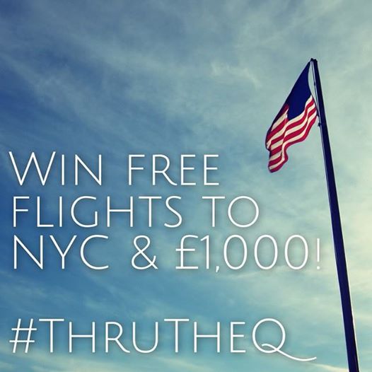 Win flights to New York #ThruTheQ