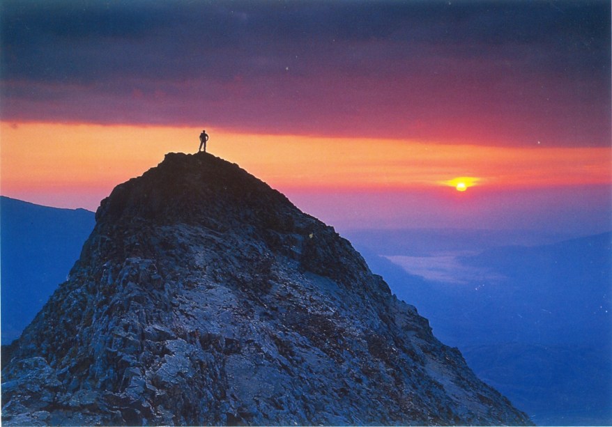 Crib Goch Welsh 3000s postcard