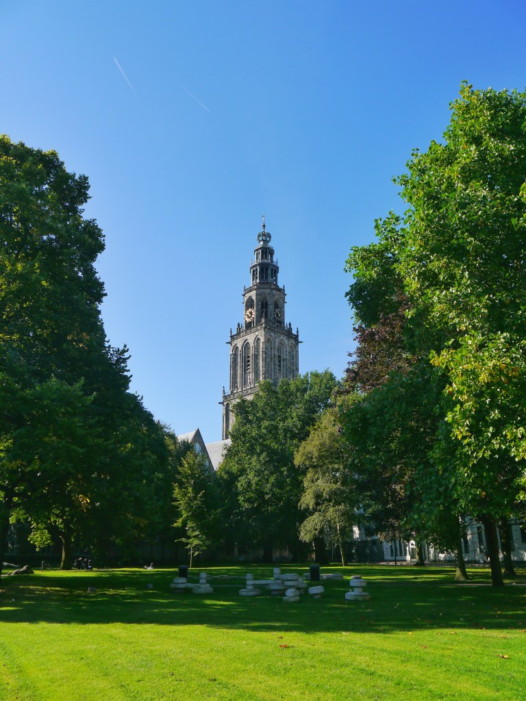 Martinitoren bell tower in Groningen