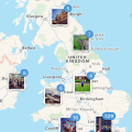 Instagram map of the&nbsp;UK