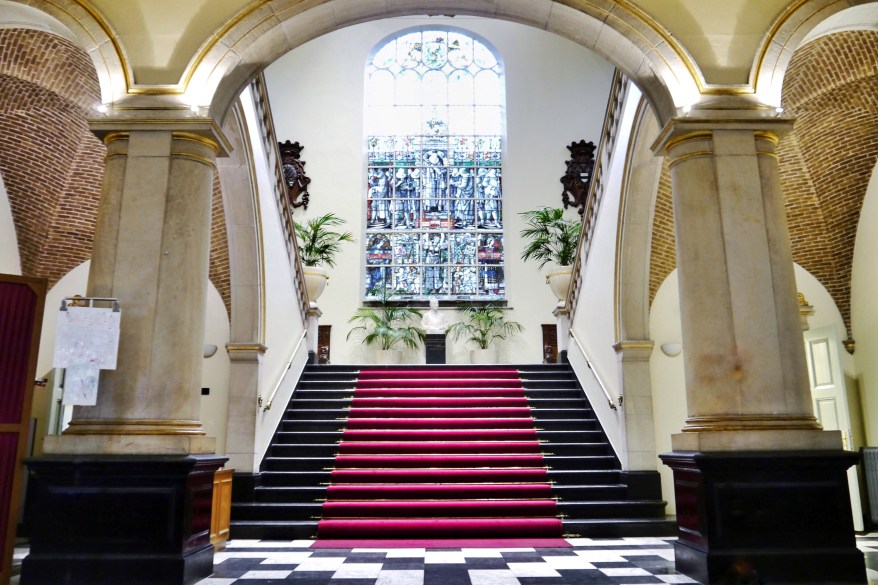Staircase of the Academy Building in Groningen University